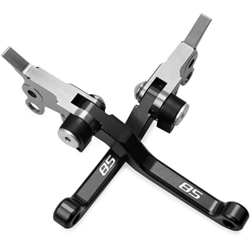 KOKOGLGBTD Für HUSQVARNA TC85 TC 85 2017–2018 Motorrad-Bremskupplungshebel Dirtbike-Bremsgriffe Motorradzubehör(SCHWARZ)