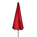 PICNIC TIME 5.5 Ft Portable Beach Umbrella, Lightweight UV Protection Sunshade with Tilt Pole & Carry Bag, Outdoor Canopy Umbrella for Beach, Sand, Pool, Patio, Camping, Travel, or Backyard Shade, (Red)