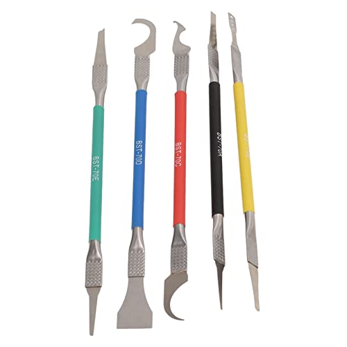 Kaufpart Electronics Opening Pry Spudger Tool Kit de reparo, 5 em 1 faca de manutenção de placa-mãe