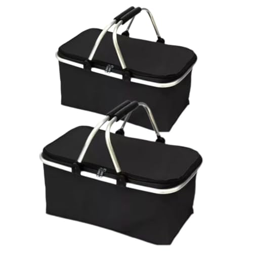 BQYERPZ Bolsa Térmica Dobrável Cesto Grande De Piquenique 30 Litros