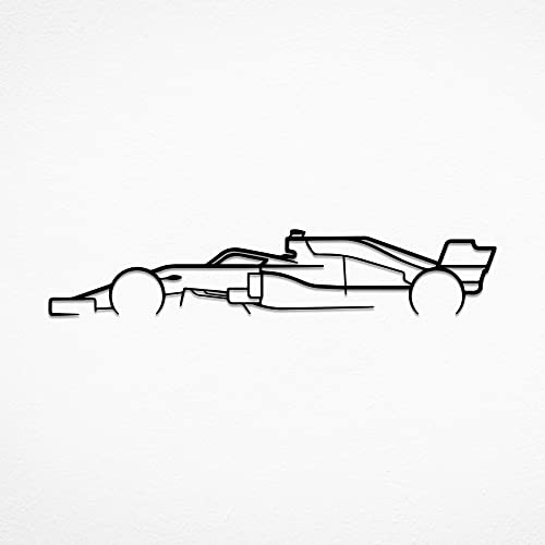 Image of seemy Formula 1 Car Metal Wall Art, F1 Car Poster, Formule One Racing Gifts For Men, Automotive Decor, Perfect for Car Wall Decor, Garage Decor, Metal Wall Art, Decor For Car (24 inch x 4 inch)