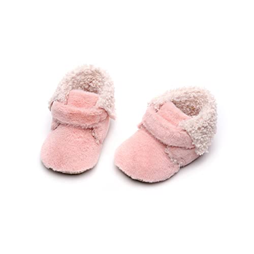 Toddler Slippers House Shoes Baby Winter Booties Plush Cozy Kids House Slipper Warm Lightweight Walking Shoes4