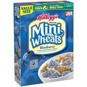 Kellogg's Frosted Mini-wheats Blueberry Whole Grain Cereal, 21 Oz