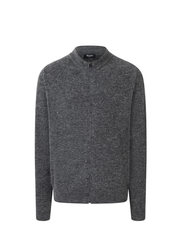 Cardigan Maerz 531300 en gris pour homme grande taille 4XL