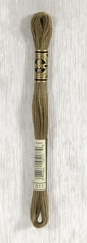 Image of DMC 6-Strand Embroidery Cotton Floss, Drab Brown