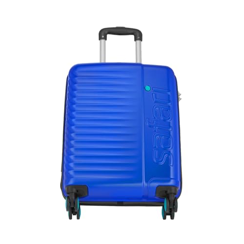 Image of Safari Ignite 8 Wheels 55 Cms Small Cabin Trolley Bag Hard Case Polycarbonate 360 Degree Wheeling System Luggage, Trolley Bags for Travel, Suitcase for Travel, Midnight Blue
