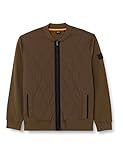 BOSS Men's Zebomber Jersey_Jacket_L, Dark Green, XL