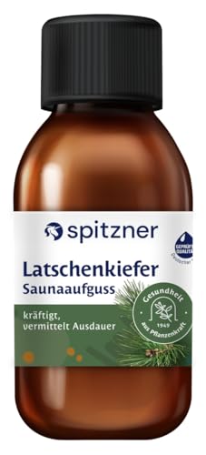 Spitzner Saunaaufguss - Latschenkiefer 125 ml - kräftig-würziger Kiefernduft mit frischer Bergwaldnote