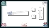 10 x 3 mm IR LED infrarrojos 940 nm luz de diodo de emisión de luz de la lámpara del agua transparente