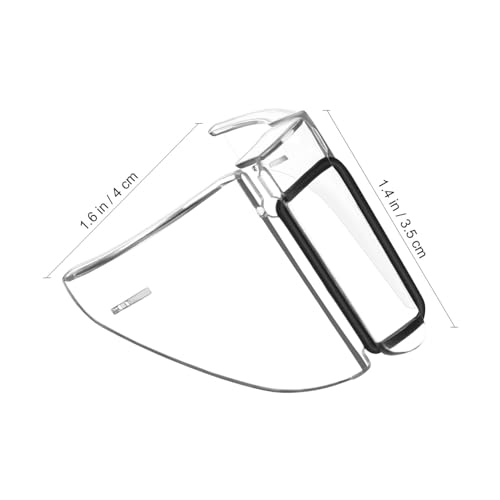 Gatuida Side Shields for Glasses: 2 Pairs Safety Glasses Side Shields Anti-Slip Slip on Eyeglasses for Safety Glasses Small to Large Eyeglasses Transparent