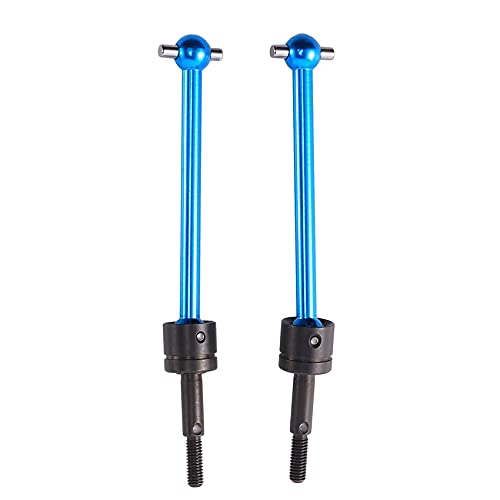 MINaO タミヤDT03TT02-02B RCカーアップグレードパーツアクセサリー用2個メタルユニバーサルドライブシャフトCVD(64Mm)