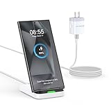 Google Pixel 9 Pro XL Wireless Charger Stand 15W Fast Charging Pixel 9 Wireless Charger Station with 18W QC3.0 Android Phone Charger Block Cargador Inalambrico for Google Pixel 9 Pro,9,8 Pro,8a,8,7