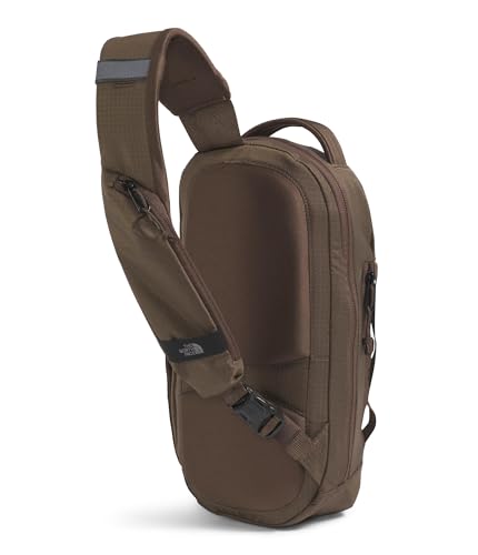 THE NORTH FACE Borealis Sling Bag | Crossbody Bag with Water Repellent Finish, Adjustable Strap, Multiple Compartments, Tablet Sleeve, Smokey Brown/Latte, One Size2