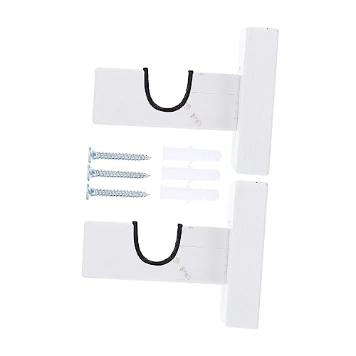 OHPHCALL Baseball Bat Display Rack for Wall Mount Hockey Stick Holder Sturdy Bat Accessory Set