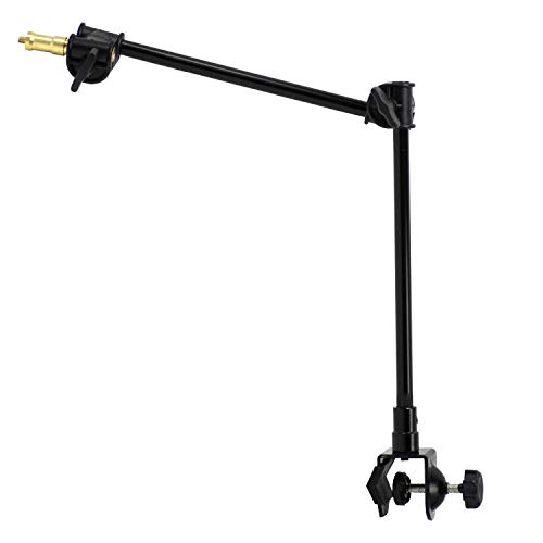 LimoStudio 360 Degree Rotating Magic Arm with Table Mounting Clamp and 1/4-inch Threaded Mounting Stud for Photo/Video Studio, AGG2495