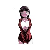 13cm x 5,4 cm para SAO Suguha Kirigaya divertidas pegatinas de coche impermeable protector solar tabla de surf Graffiti