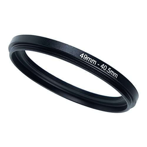 Image of 49mm to 40.5mm Step-Down Ring Filter Adapter for All Brands UV ND CPL Metal Ring Step-Down Rings Adapter Filter (49mm-40.5mm)