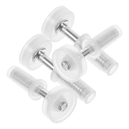 Kit de herrajes para puertas tipo Bi-Fold con 16 piezas, rodillos superiores para puertas tipo bifold para clósets, acero inoxidable para ducha y gabinete