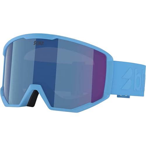 Bliz Spark Skibrille masque de ski unisexe bleu mat taille unique OneSize avec verre p-brown
