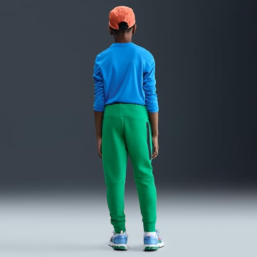 Nike Sportswear Tech Fleece Big Kids' Joggers (Stadium Green/Black/Black)4