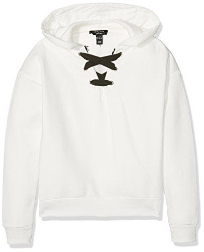 New Look Lace Up Hoody Felpa Bambine e Ragazze