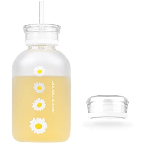 WHJY 16oz Cute Sunflower Water Bottle Cover