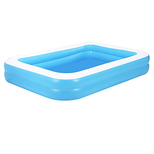 Aufblasbarer Pool Family Pool Deluxe, Kinderpool Planschbecken Schwimmbad Family Ocean Ball PoolPlanschbecken, PVC-Klappbarer langlebiger Swim Pool für Familie, Garten, Outdoor 128 * 85 * 45cm