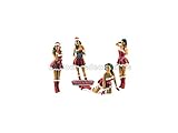  American Diorama - Set 4 Figuras Chicas de Navidad 1:18 American Diorama 23848 - American Diorama 23848