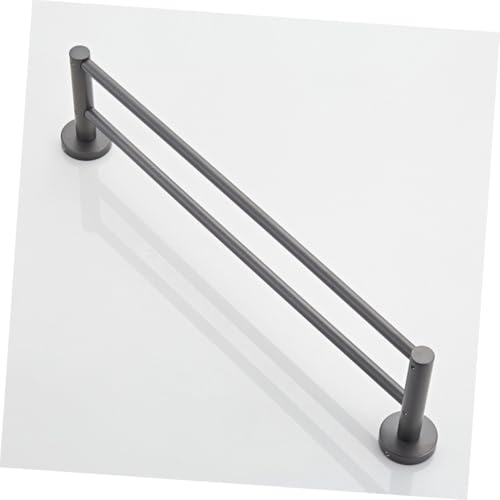 Porte-serviettes mural double avec installation facile pour salle de bain - 6