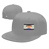 Baseballmütze Flagge des Asexuellen Panromantischen Stolzes Baseballkappe Für Herren Damen Klassische Atmungsaktiv Basecap Kappe, Für Golf, Jungen, Kletter, 55-59cm