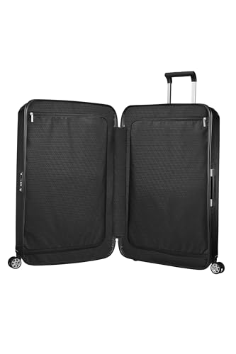 Samsonite Lite-Box - Premium Hartschalenkoffer Mittelgroß 69 cm, Reisekoffer mit 4 Rollen, Leicht, TSA-Schloss, 75L - 2.80 KG - Schwarz