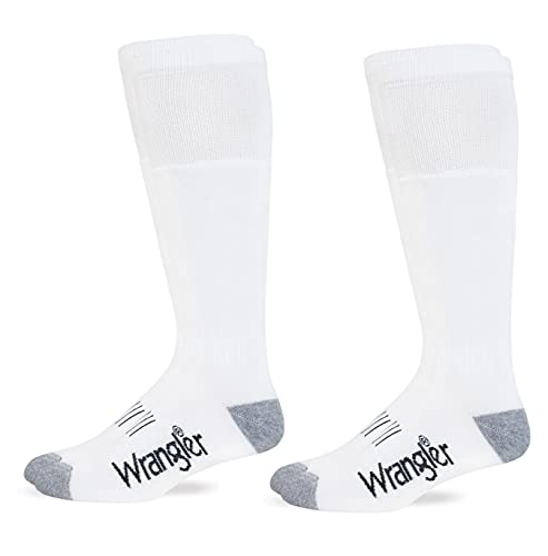 Wrangler Mens Wellington Cotton Tall Boot Socks 2 Pair Pack - Main Image