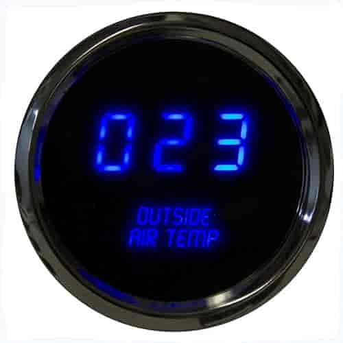 Intellitronix MS9123B 2-1/16 LED Digital Outside Air Temperature Gauge 50 to 250