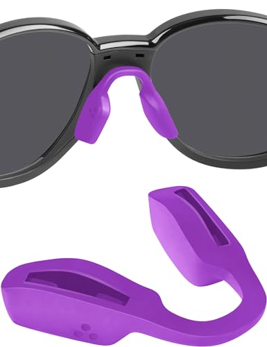 Image of BLAZERBUCK Replacement Nose Pads Nose Piece for Oakley Activate OX8173 Eyeglass - Low Bridge Purple