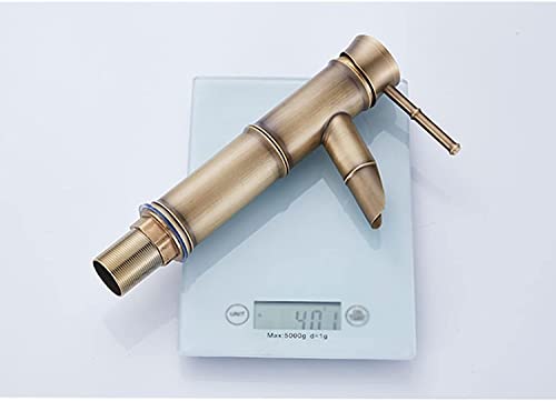 Robinet de lavabo rétro jet cascade pour une eau fluide sans éclaboussure