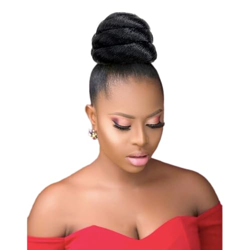 VAVANGA SWIRL Hair Bun Clip-in Updo Braided China Bun Scrunchie