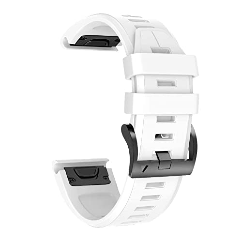 Correa de silicona de 26mm para Garmin Fenix 7X 6X y 5X Plus en color ágata