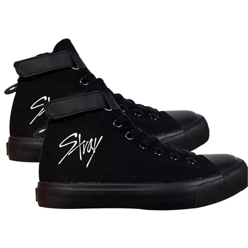 SKZ Shoes Unisex Canvas Sneakers Bangchan Felix Hyunjin Jeongin High Top Casual Walking Shoes