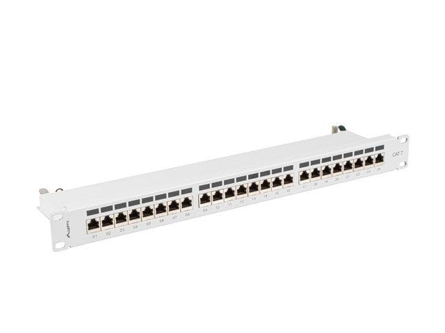 LANBERG PPS7-1024-S Patch Panel 24 PUERTOS 1U CAT.7 FTP GRAU