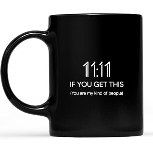 Eali88fa 1111 Manifestation Numerology - 1111 Angel Number Coffee Mug,