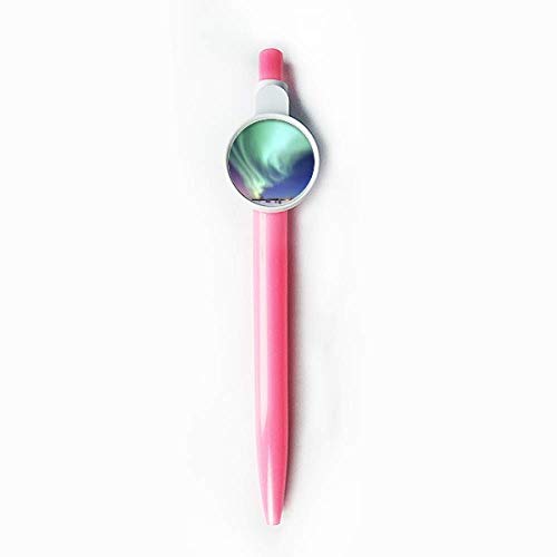 Stylo bleu Arctic Aurora Night Stars en édition élégante effet neige