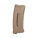 Clover Airsoft-PTS EPM1 M4 Mid Cap Magazine - 250 BB Capacity Mag - Fuel Gauge Indicator - No Rattle Magazine Design (Tan, 3 Mag Value Pack with Free Odin M12 Upgrade Gear)