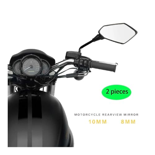 Retrovisor moto y scooter con espejo convexo lateral para bicicleta eléctrica de 8 y 10 mm 4