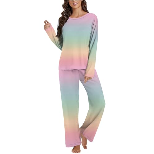 Ensemble femme chic et elegant pyjama de qualite superieure avec haut top et pantalon