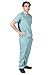 M&M SCRUBS Men Scrub Set Medical Scrub Top and Pants XXL Misty Green