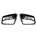 KYYET Gloss Black Side Rearview Wing Mirror Cover Cap Compatible with Mercedes W176 W204 C204 W212 W211 W246 C117