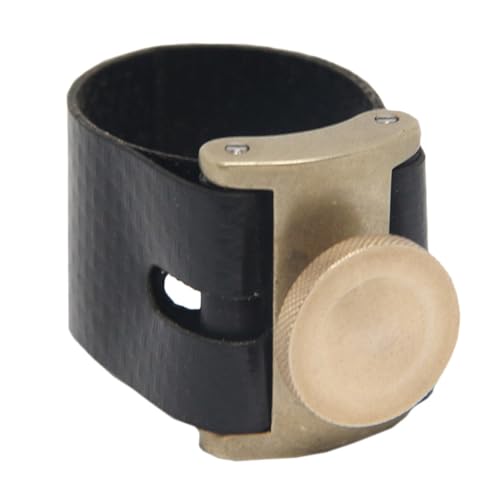 Ligature de saxophone alto FRCOLOR métallique noire anti-déformation