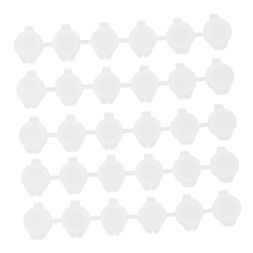 HAPINARY Paint Cup Pots 30pcs Bulk Empty Paint Strips Pe Material Storage Containers Compact Design for Artists