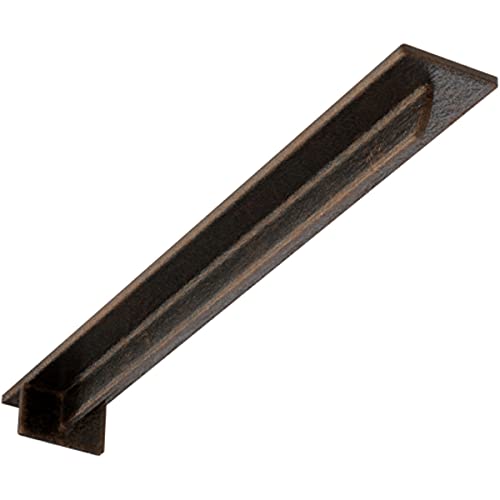 3" W x 24" D x 2" H Heaton Hidden Support Steel Bracket w/ 20" Support Depth, Antiqued Bronze