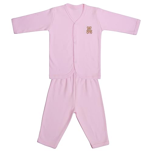 Image of heartbury Ultra-Soft 100% Organic Cotton Clothing Set for New Born Baby 0-3 Months